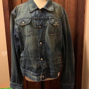NWOT Men’s Diesel Jean Jacket sz XXL